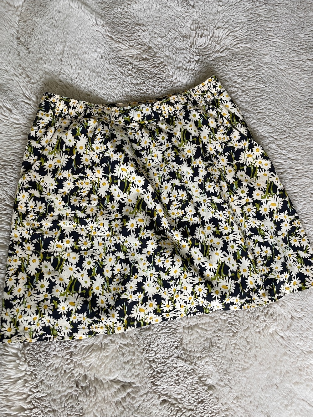 Toad & Co sun-kissed weekend skort daisy field print size small cute!